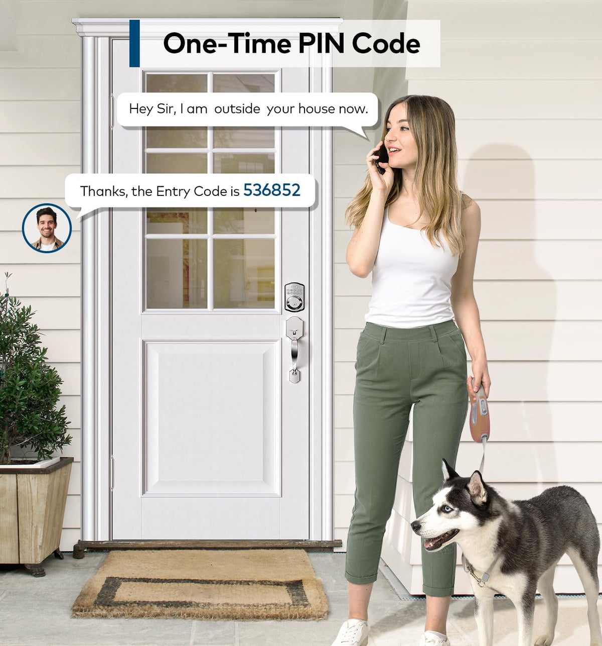 TEEHO TK001H auto-lock feature for convenient nightly security.