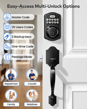 TEEHO TK001H side view highlights ergonomic handle and easy grip.