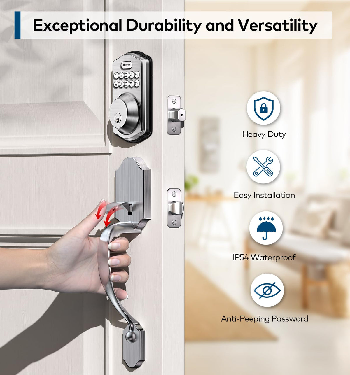 TEEHO TK001H water-resistant body handles rain and humidity.