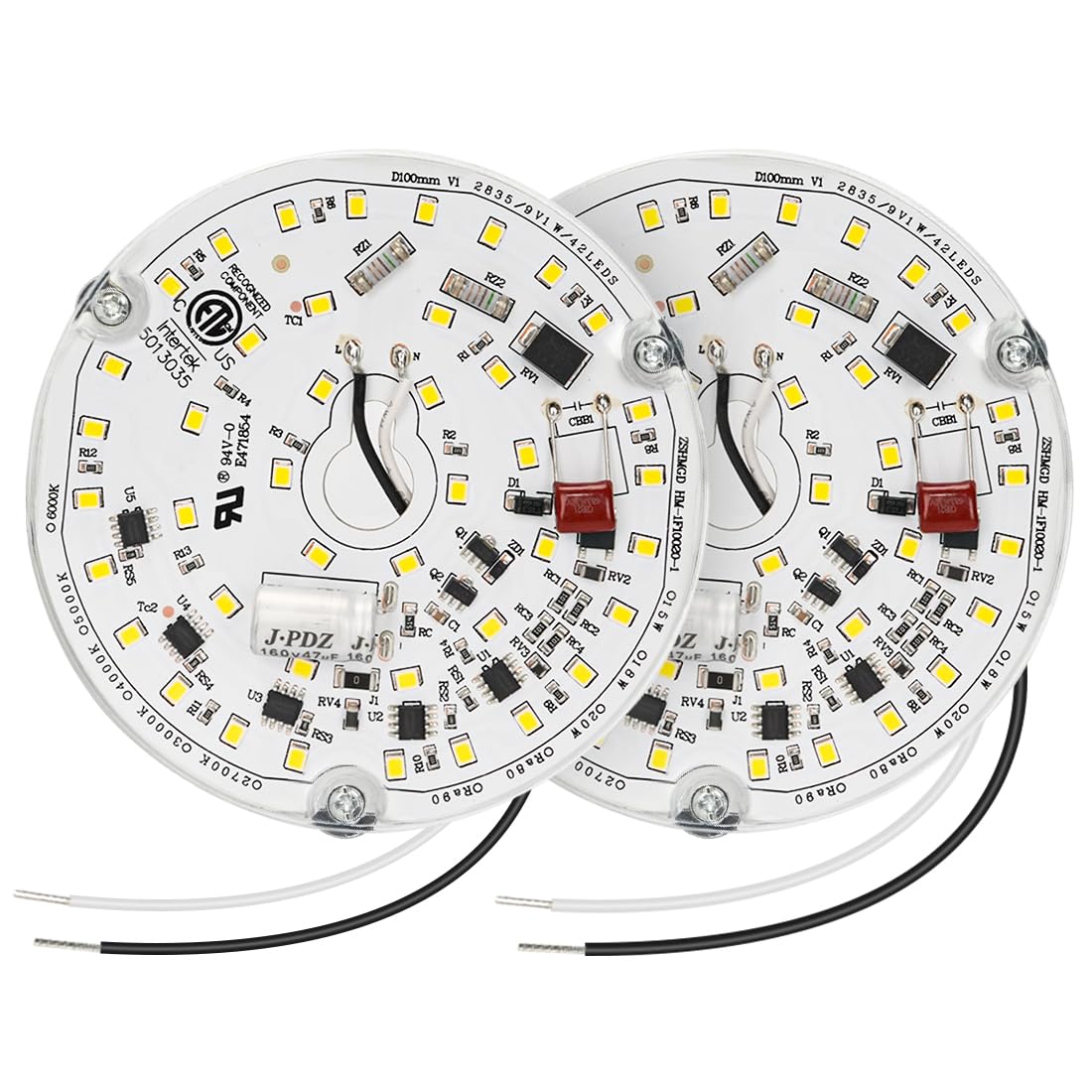 Teemyaa LED ceiling fan light replacement kit assembly for quick retrofit of existing fixtures.