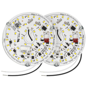 Teemyaa LED ceiling fan light replacement kit assembly for quick retrofit of existing fixtures.