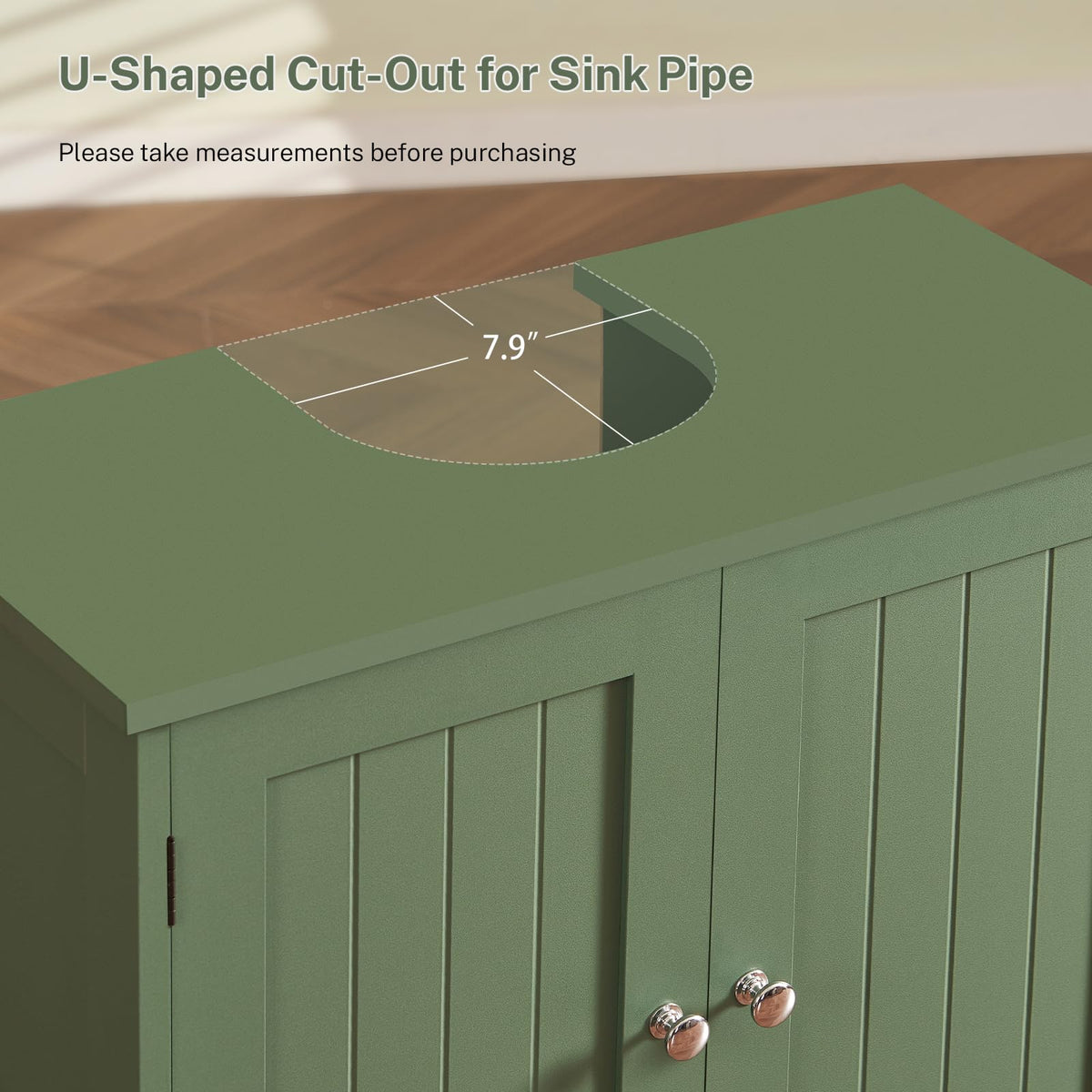 TEENFON hides pipes with compact under-sink design