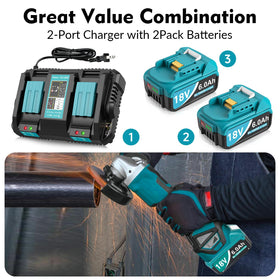 TeenPower 2Packs 6.0Ah robust design for extreme job site conditions