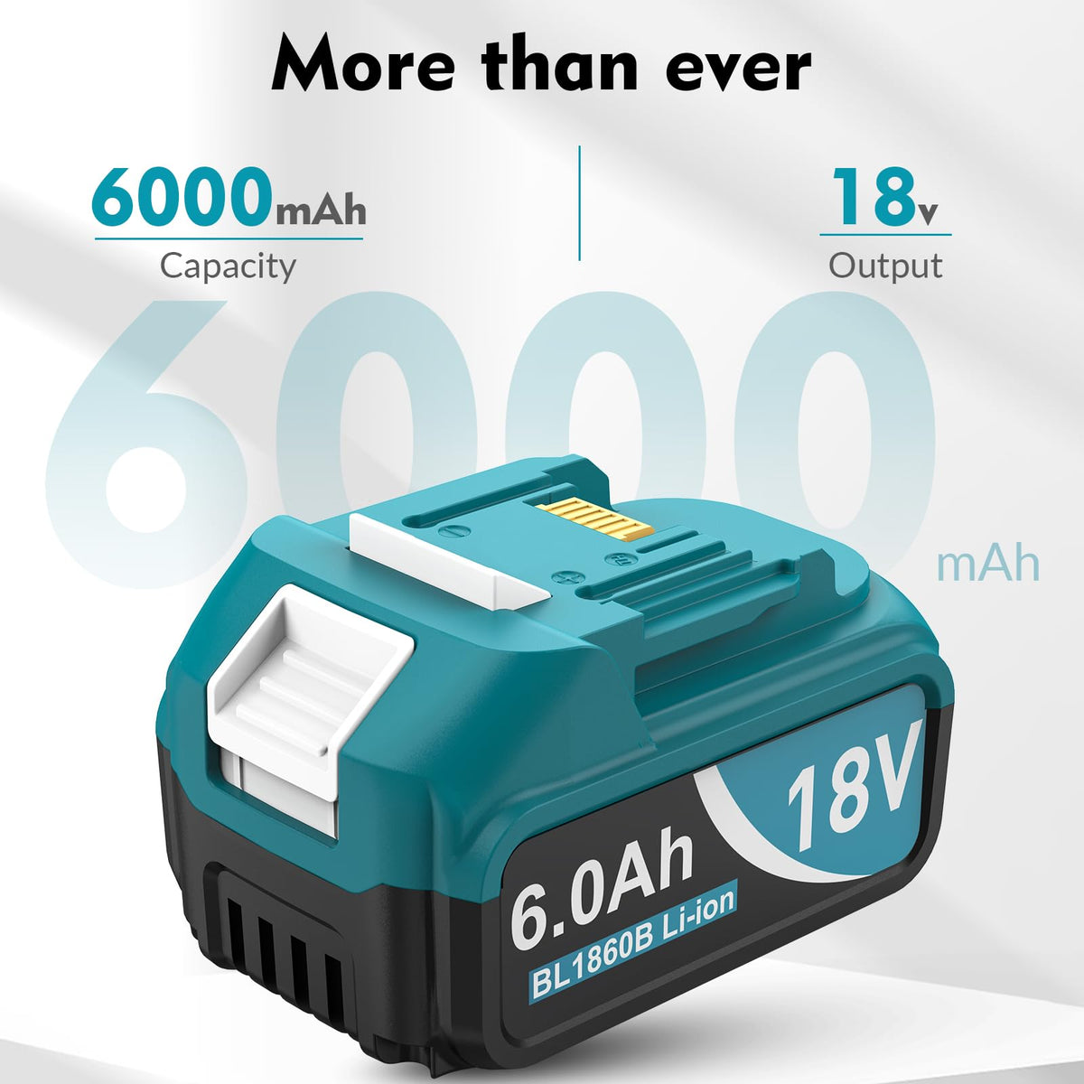 TeenPower 2Packs 6.0Ah Makita 18V battery internal build and terminals