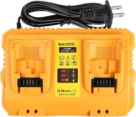 TeenPower DCB102 dual charger front view showing its compact design
