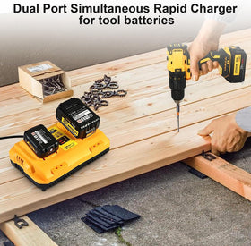 TeenPower DCB102 full workspace setup with organized charging