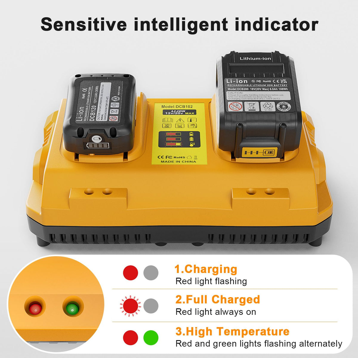 TeenPower DCB102 ready for 100V-240V compatibility in any region