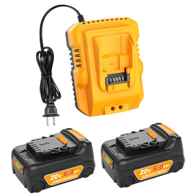 TeenPower upgraded 20V 6Ah battery pack front view, sturdy construction for longer run time.