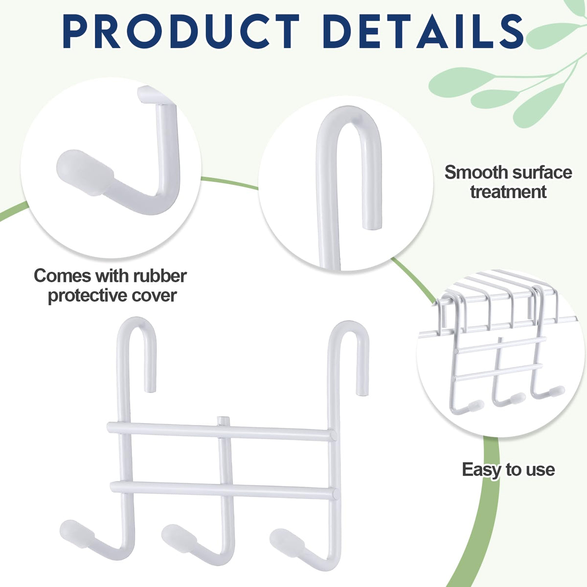 Teenyyou 3-hook attachment for wire shelving demonstrating compact yet sturdy fit.
