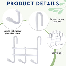 Teenyyou 3-hook attachment for wire shelving demonstrating compact yet sturdy fit.