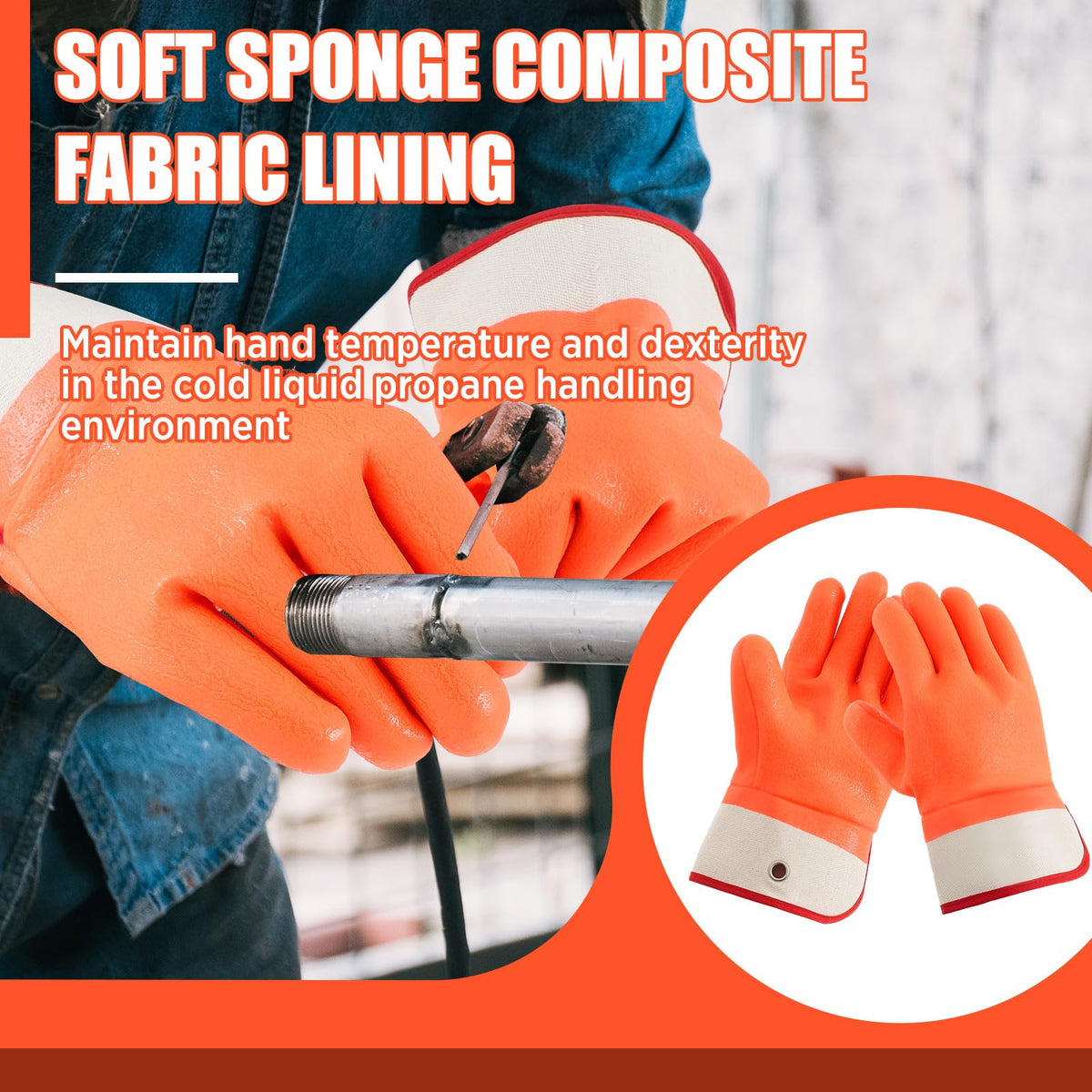 Teenyyou gloves with durable canvas cuffs for long-lasting wear.