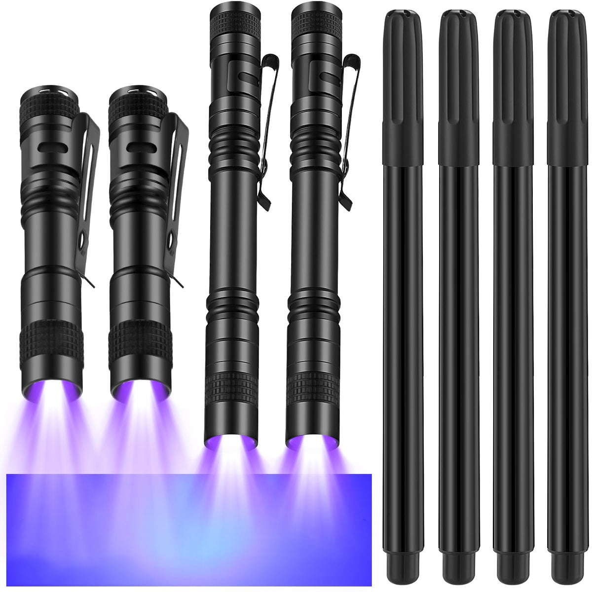 Tegeme black light markers set packaging for gifts and demonstrations