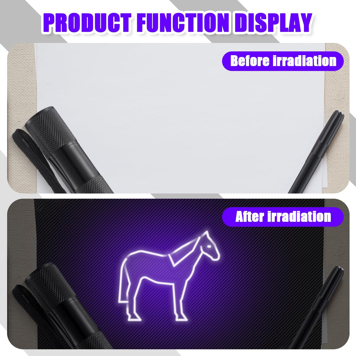 Tegeme spy-pen glow highlights clues during family games
