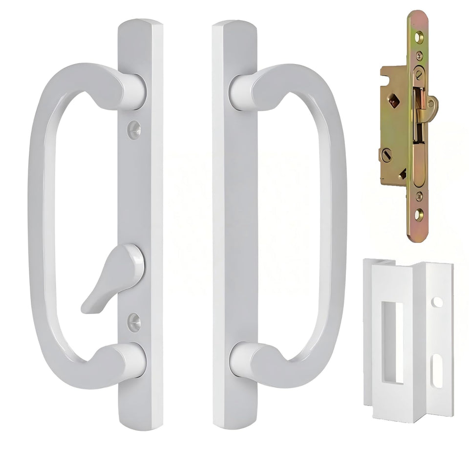 Teilmix offset interior pull for sliding doors with easy grip