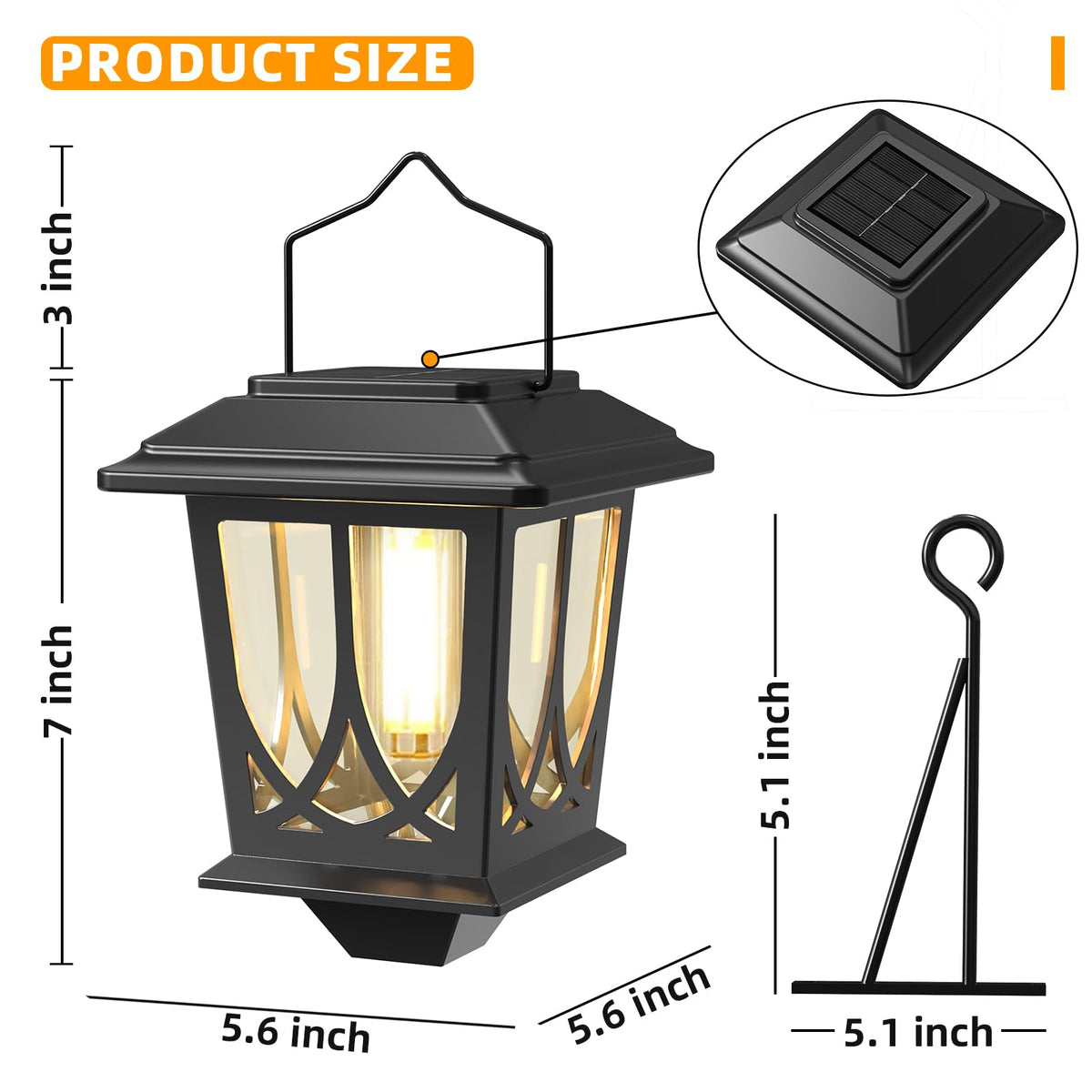 TEKLAPS lanterns auto on at dusk providing hands-free outdoor ambiance