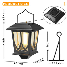 TEKLAPS lanterns auto on at dusk providing hands-free outdoor ambiance