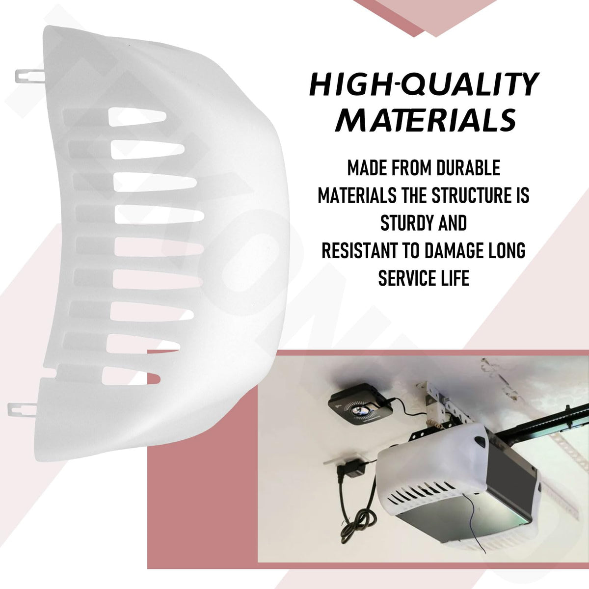 TEKONPRO durable plastic lens cover resists corrosion in daily use