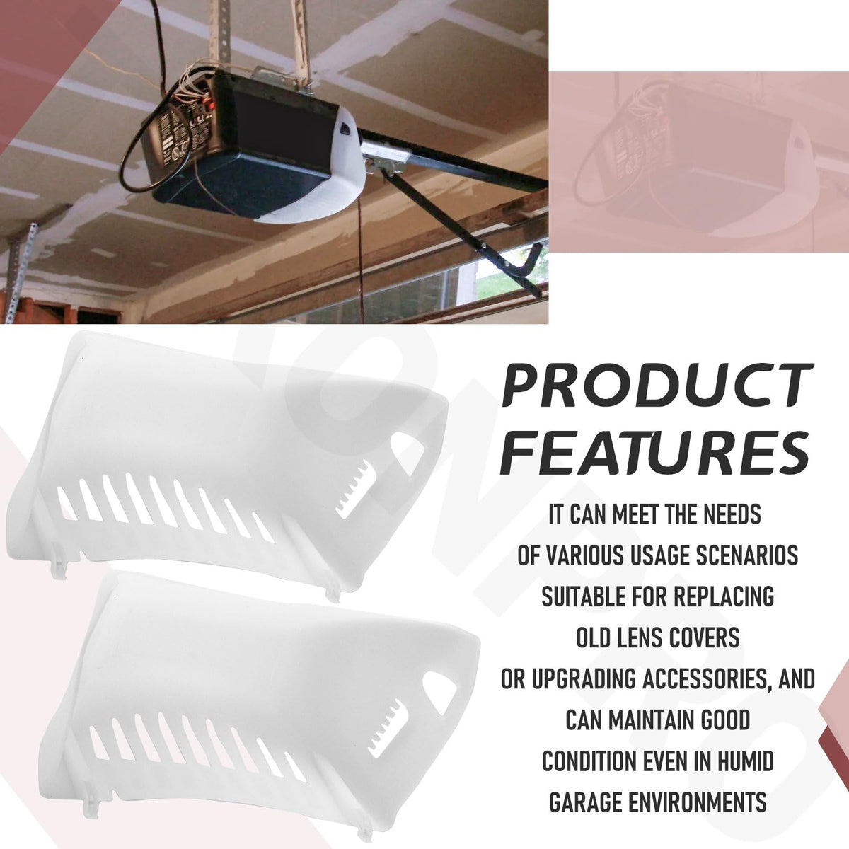 TEKONPRO lens cover upgrade supports steady garage lighting performance