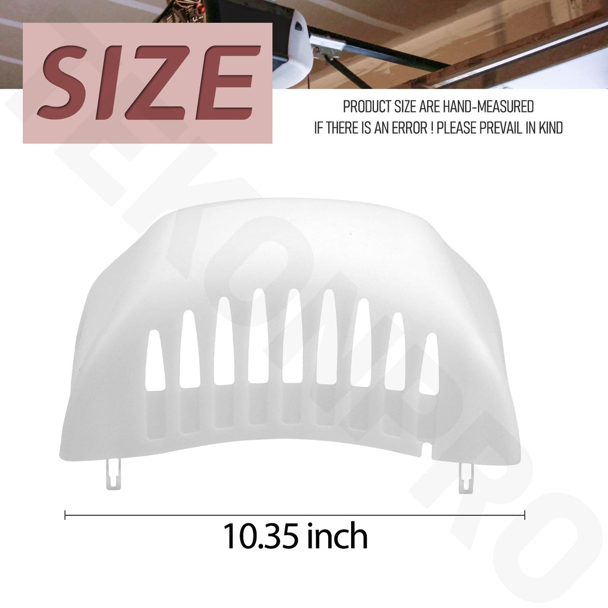 TEKONPRO replacement lens cover 108D79m ensures reliable lighting in humid garages