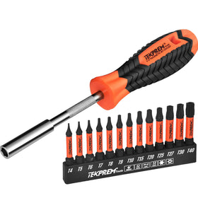 TEKPREM long torx bit set with magnetic driver for precision electronics repair