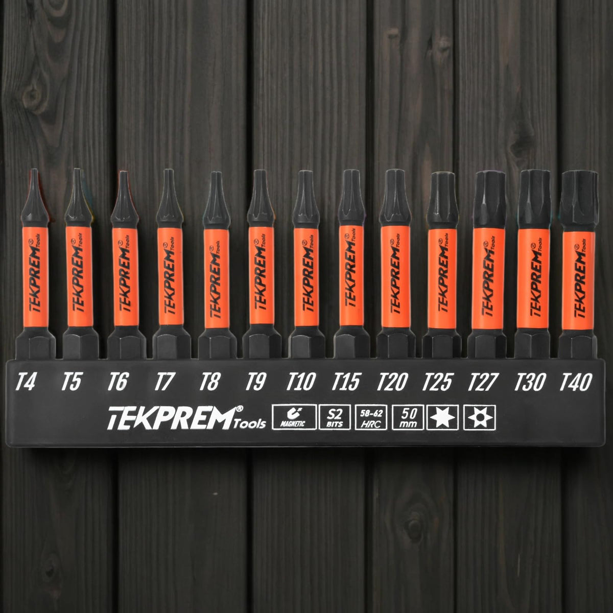 TEKPREM torx bits 50mm length enhance reach for tight screws