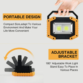 Tekstap IP65-rated light withstands rain for reliable use outdoors.