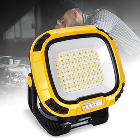 Tekstap magnetic work light, front view, securely grips metal surfaces for hands-free illumination.