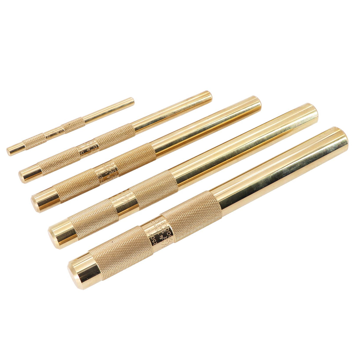 Tektall brass drift punch 1/4 inch for precise non-marring alignment in metalwork.