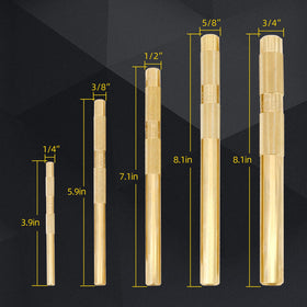 Tektall drift punch knurling detail enhances grip for secure use.