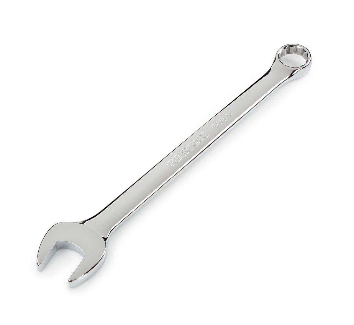 TEKTON 1-1/8 inch angled open end wrench for tight spaces.