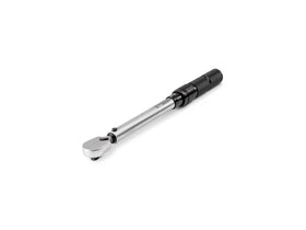 TEKTON 1/4 drive micrometer torque wrench with dual-direction precision for versatile tightening.