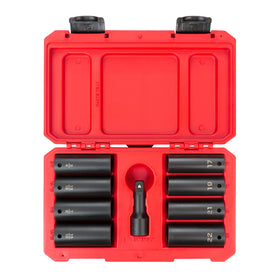 TEKTON deep socket set in 3/4 to 15/16 inch sizes for lug nut work