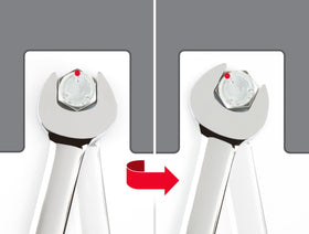 TEKTON 24mm wrench with 12-point box end for versatile access