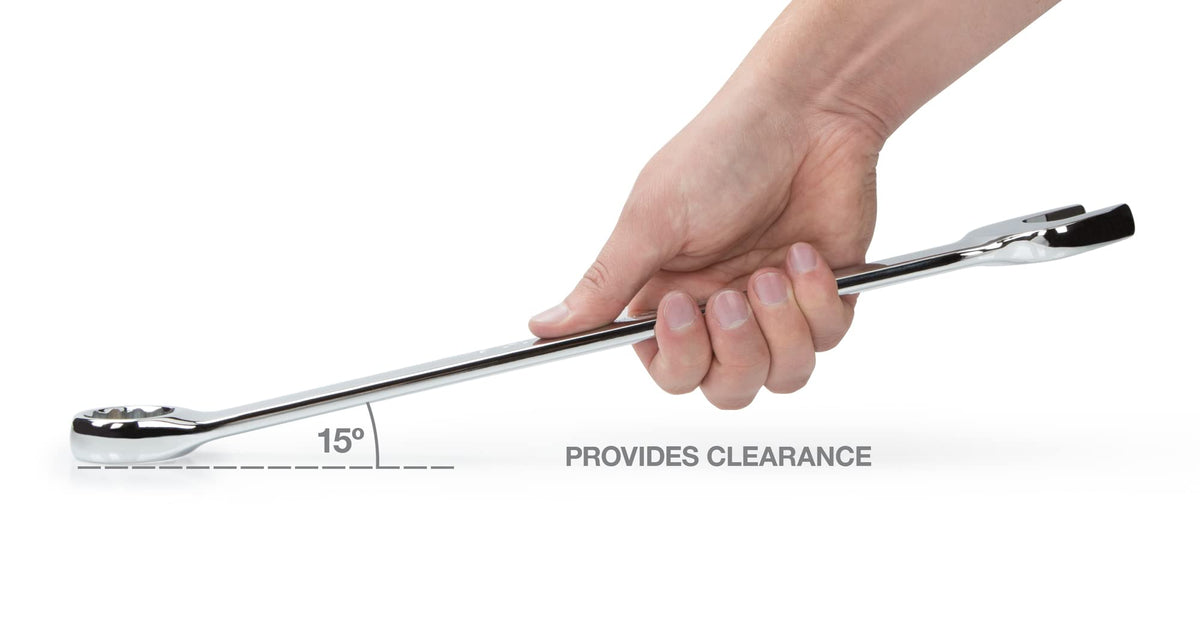 TEKTON 24mm wrench designed to prevent round-off on fasteners