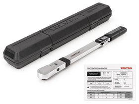 TEKTON 3/8 drive torque wrench case and manual included
