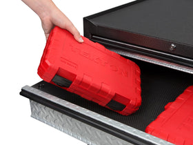 TEKTON carrying case keeps the set organized and portable.
