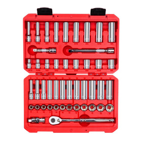 TEKTON 3/8 in shallow sockets with large markings for quick selection.