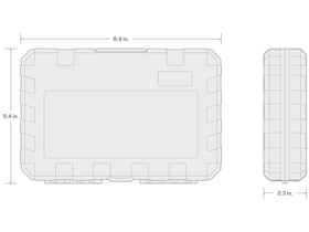 TEKTON carrying case keeps sockets organized and ready.