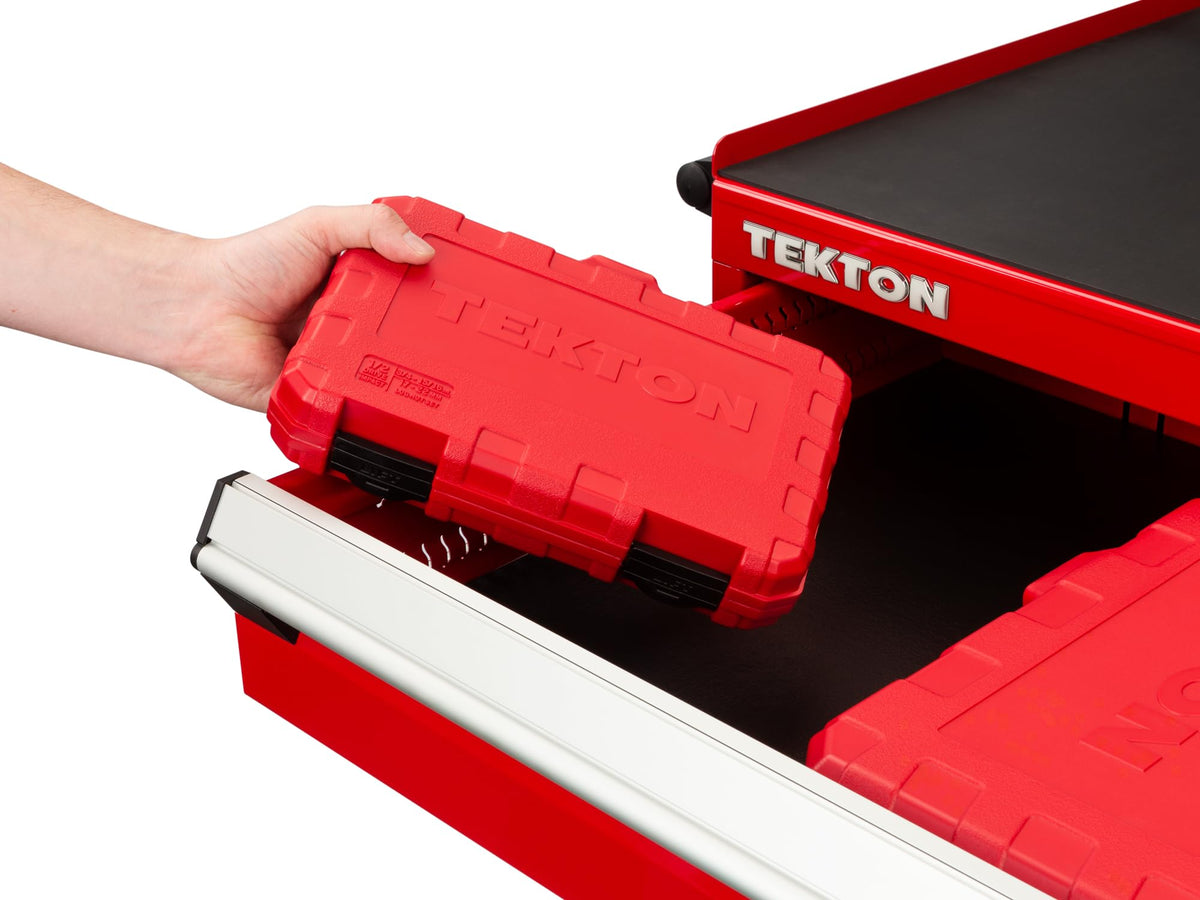 TEKTON carrying case maintains organization and protection