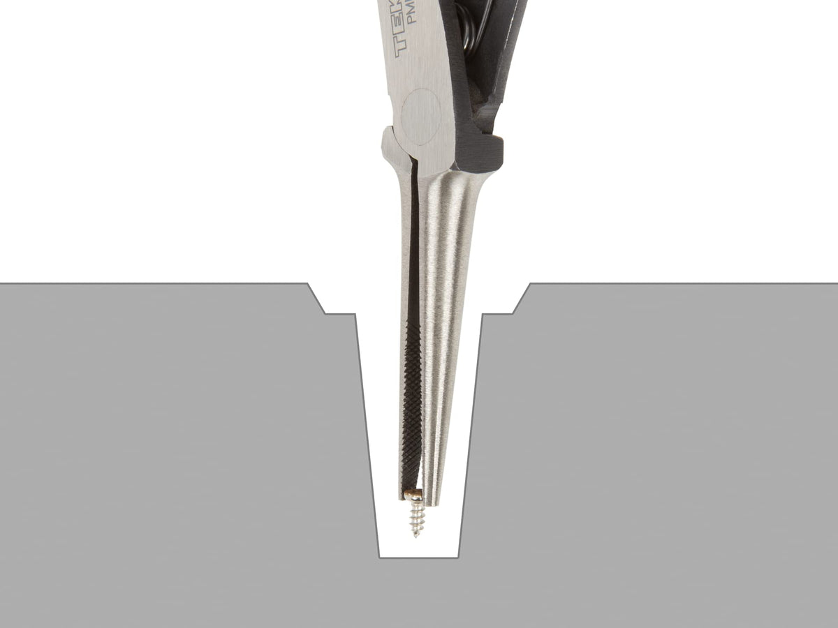 Heat-treated steel alloy provides durable, stiff jaws for steady work
