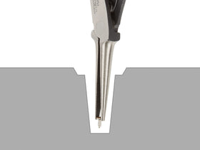 Heat-treated steel alloy provides durable, stiff jaws for steady work