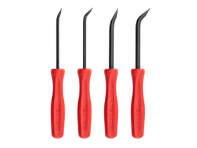 TEKTON mini pry bar with 50-degree end boosts leverage for stubborn components.
