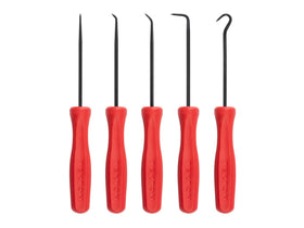 TEKTON Pointed Pick and Hook Set close-up of sharp 30-degree tips for precise work.