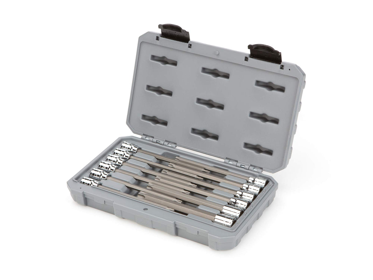 TEKTON S2 steel press-fit bits ensure a straight, permanent connection for high-torque fasteners.