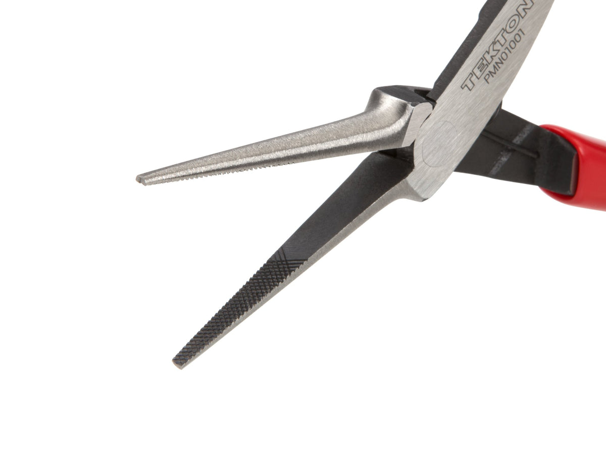 TEKTON PMN01001 serrated jaw grip test on thin wires