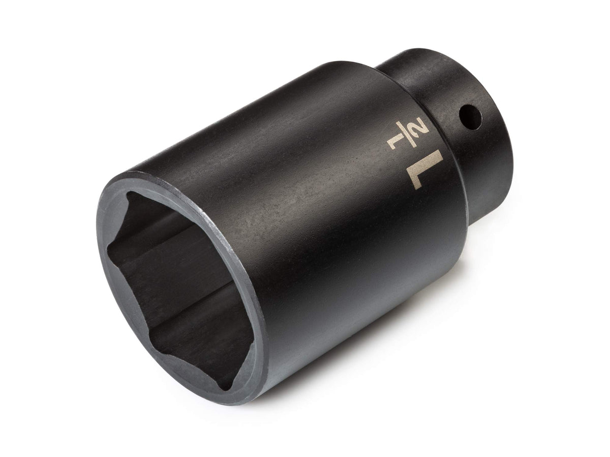 TEKTON SID23038 deep socket with 1-1/2 inch depth for hard-to-reach fasteners.