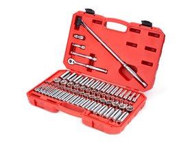 TEKTON SKT15311 carrying case keeps sockets organized and portable.