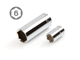 TEKTON SKT15311 radiused corners prevent fastener rounding.