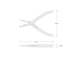 TEKTON wide flat handles give a slim non-slip grip