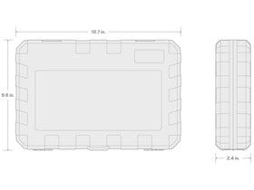 TEKTON sturdy case keeps sockets organized with clear die-stamped sizes